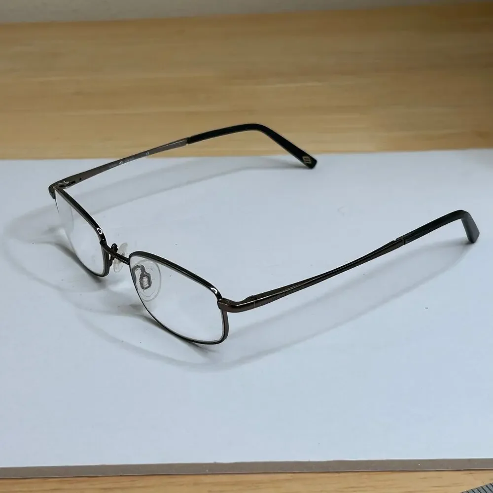 Joseph Abboud Eyeglasses Matte Gun Frames 145 Flex Hinges Women Full Rim